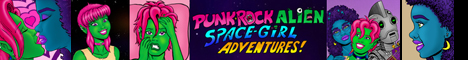 Punk rock alien space girl adventures
